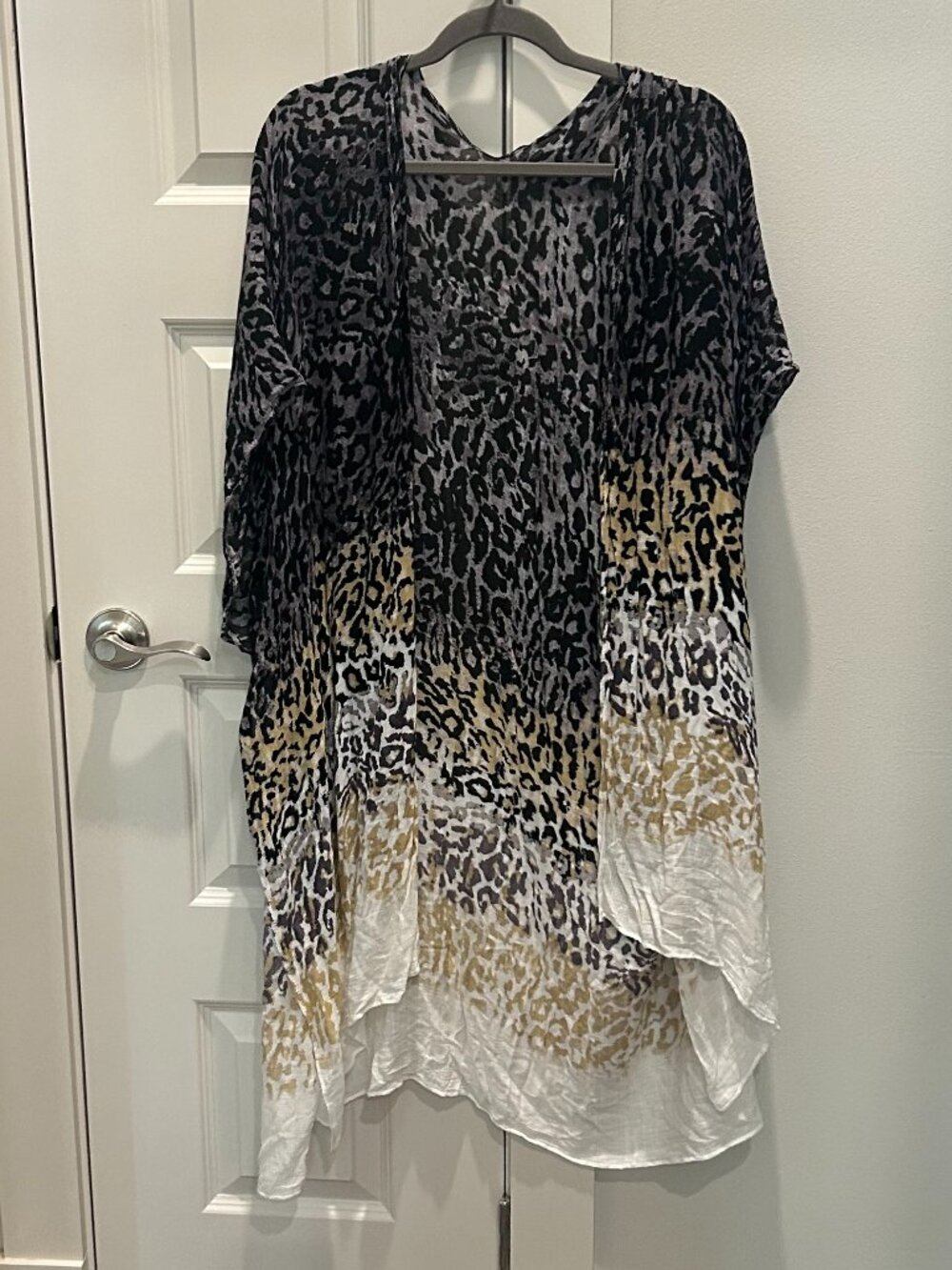Ruggine Leopard Ombre Print Kimono